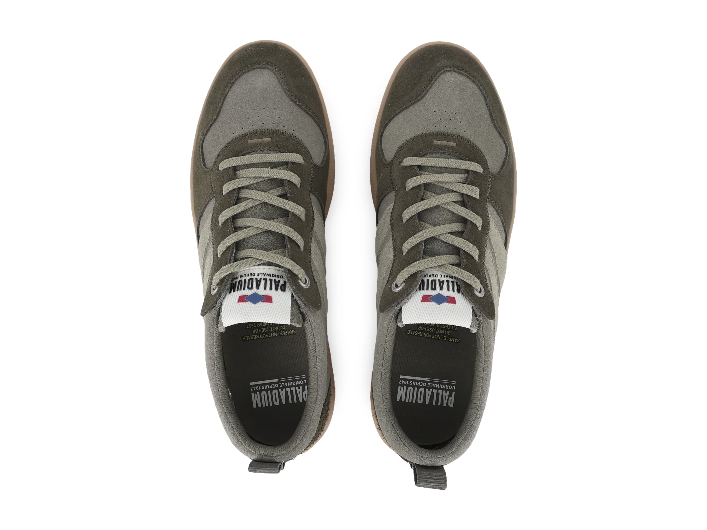 09505-343-M | PALLACUP FLAME SUEDE | OLIVE NIGHT/VETIVER - Image 3