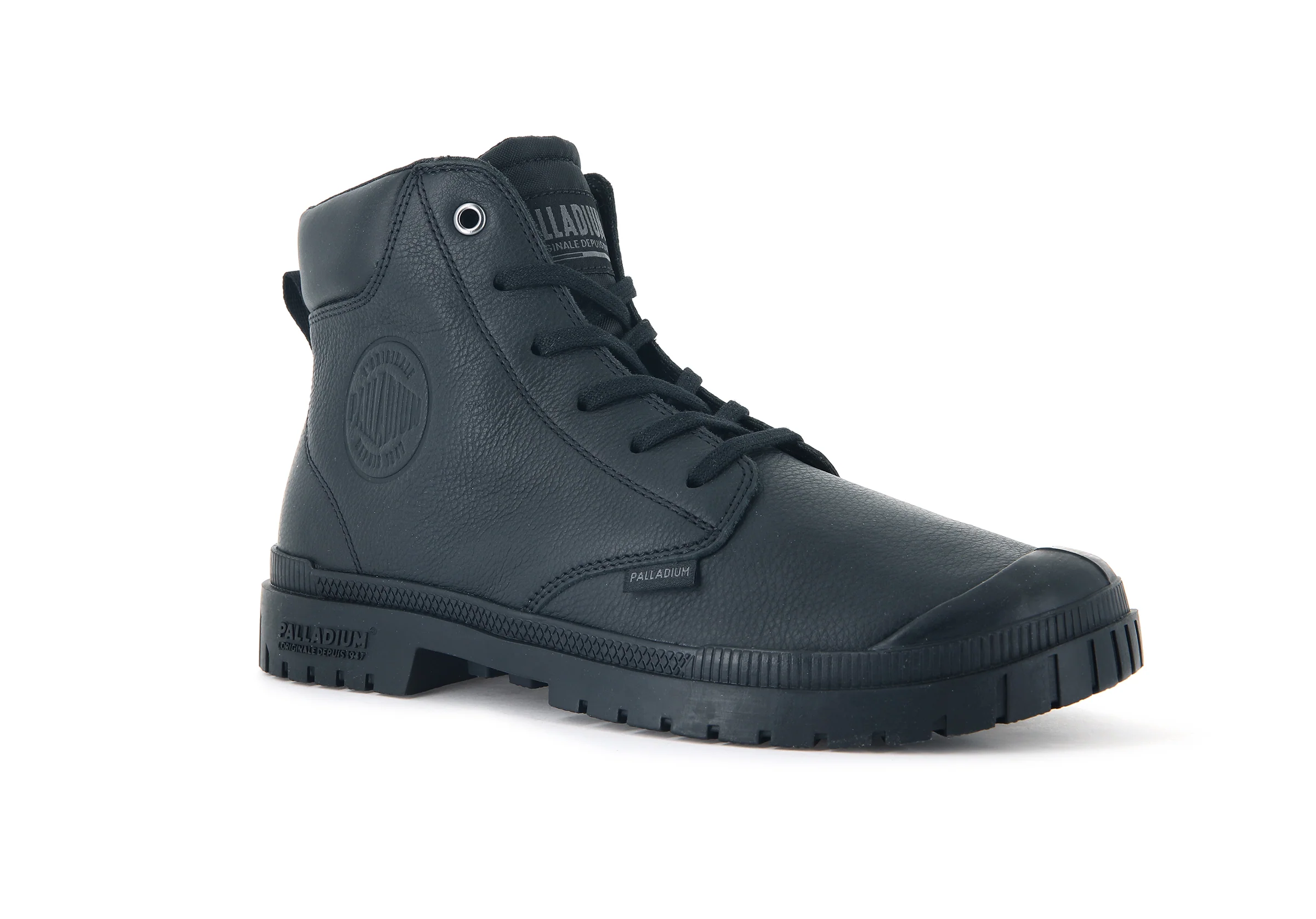 77236-010-M | PAMPA SP20 CUFF LEATHER | BLACK/BLACK - Image 2