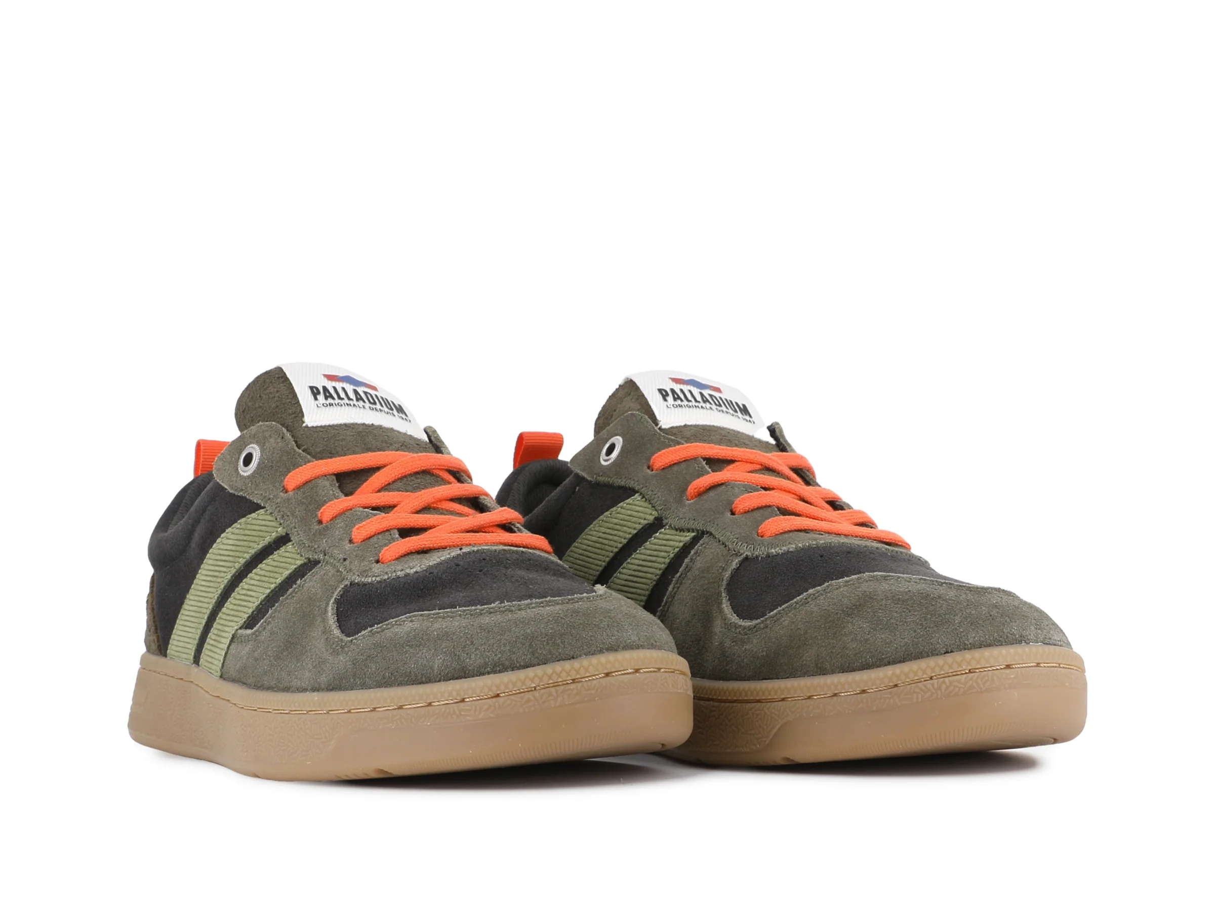 79505-320-M | PALLACUP FLAME SUEDE | BELUGA/OLIVE NIGHT - Image 6