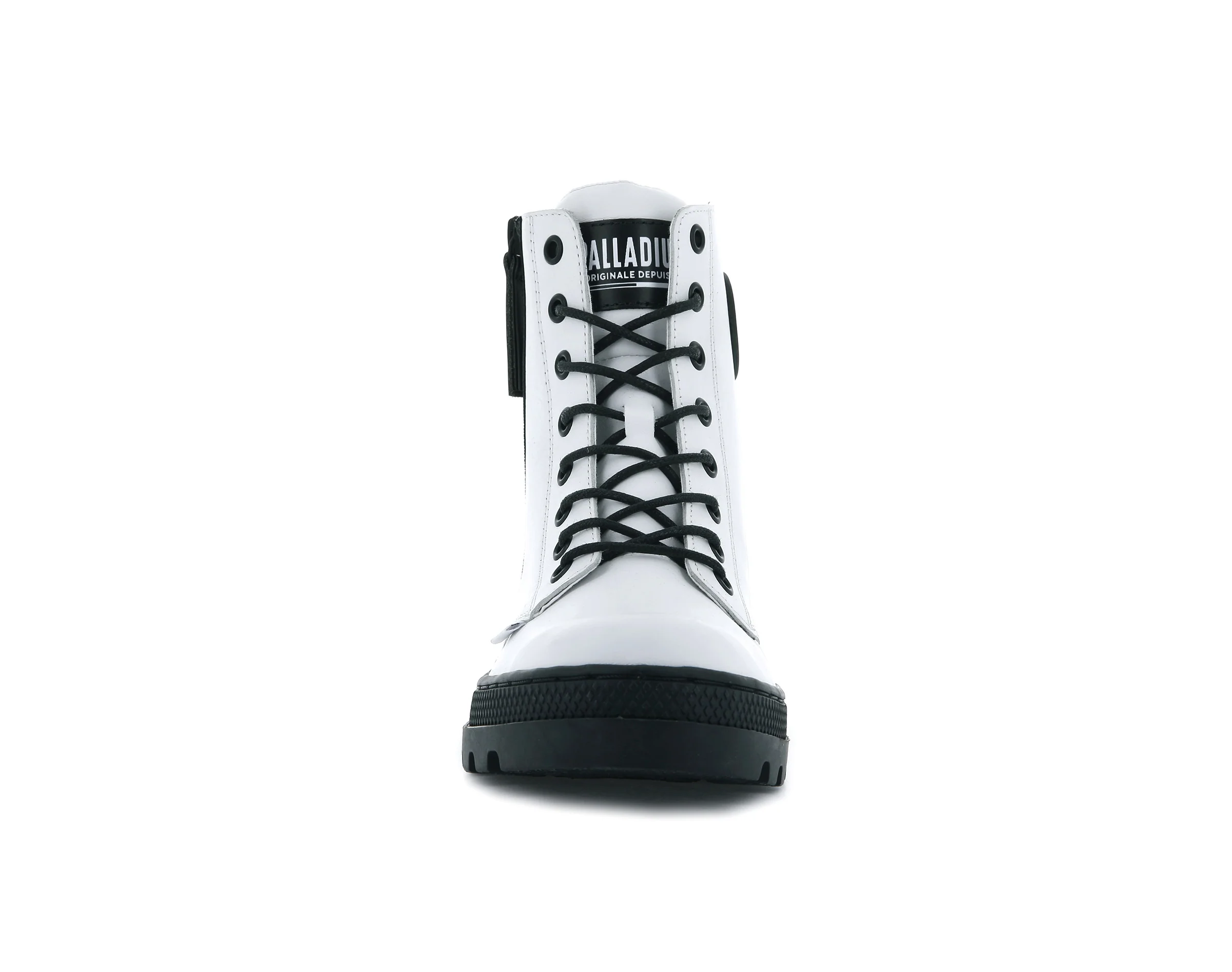 96840-100-M | PALLABOSSE OUTZIP LEATHER | WHITE - Image 3