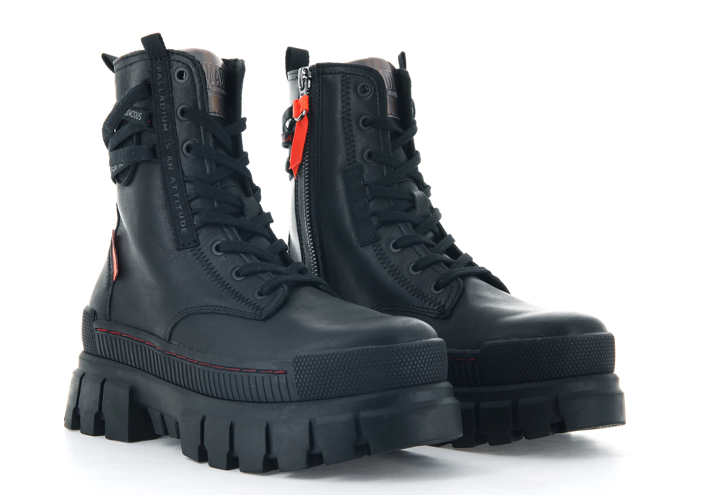 97240-010-M | REVOLT BOOT LEATHER | BLACK/BLACK - Image 5